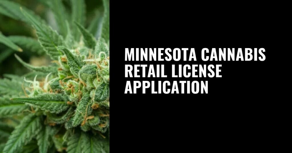 Minnesota cannabis retail license application